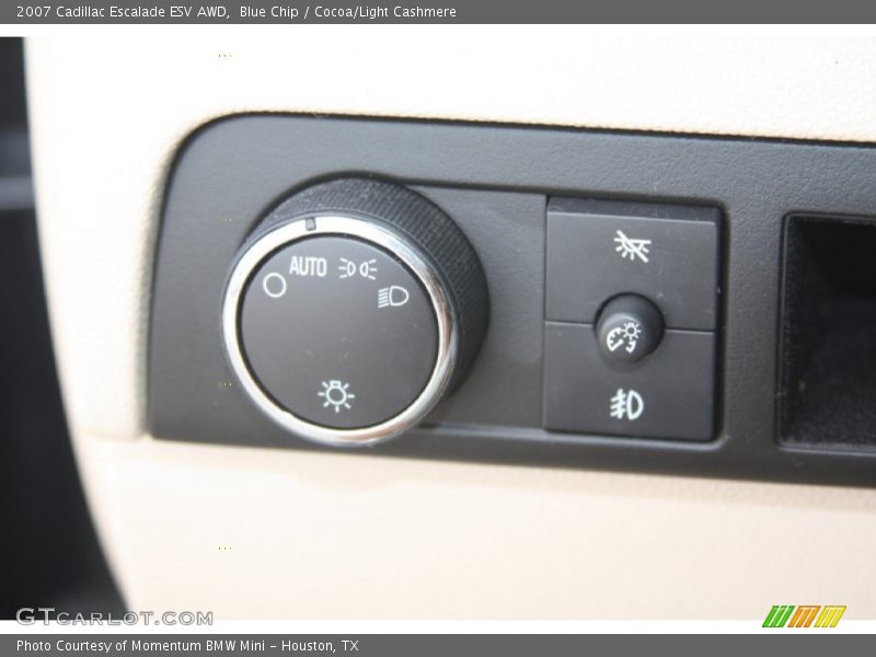 Blue Chip / Cocoa/Light Cashmere 2007 Cadillac Escalade ESV AWD