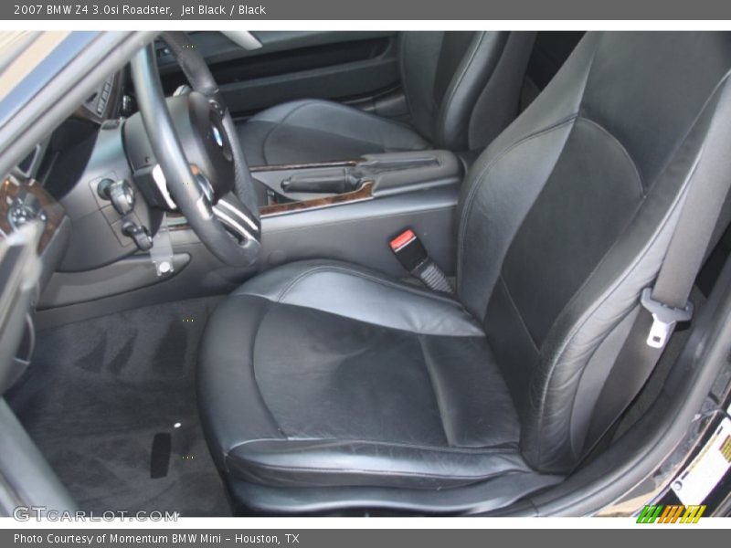  2007 Z4 3.0si Roadster Black Interior