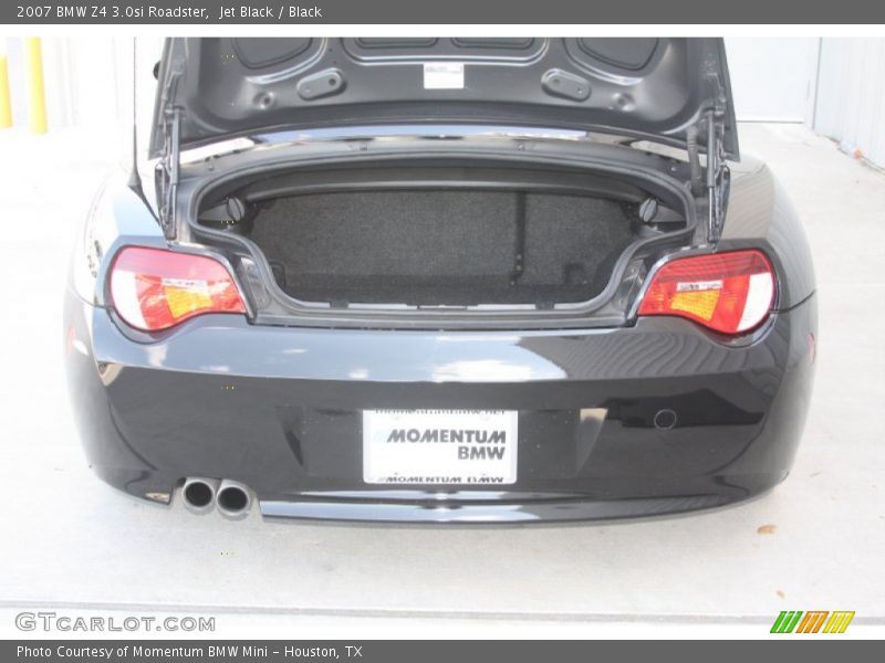 Jet Black / Black 2007 BMW Z4 3.0si Roadster
