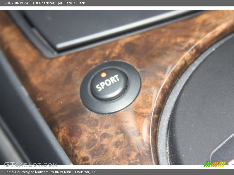 Jet Black / Black 2007 BMW Z4 3.0si Roadster
