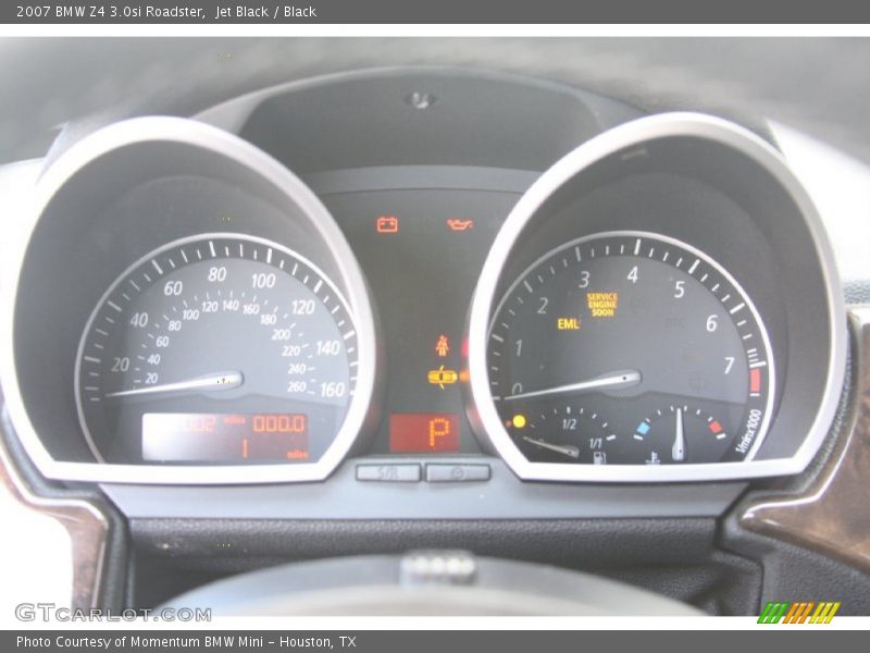 Jet Black / Black 2007 BMW Z4 3.0si Roadster