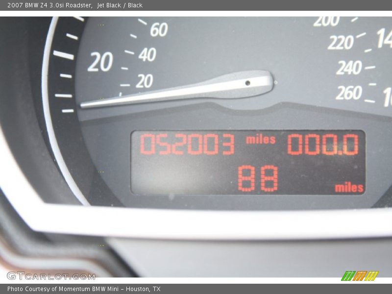 Jet Black / Black 2007 BMW Z4 3.0si Roadster