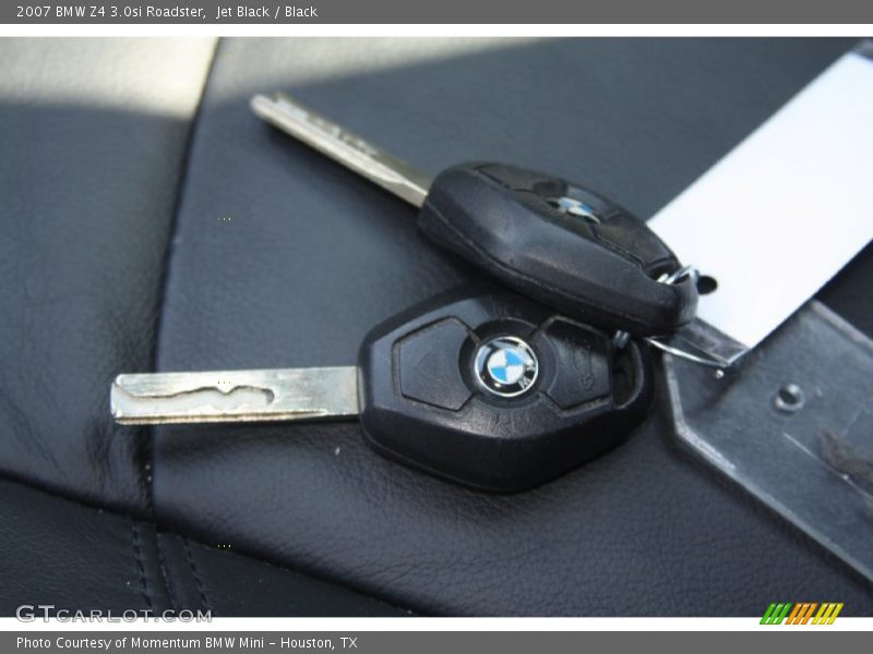 Jet Black / Black 2007 BMW Z4 3.0si Roadster