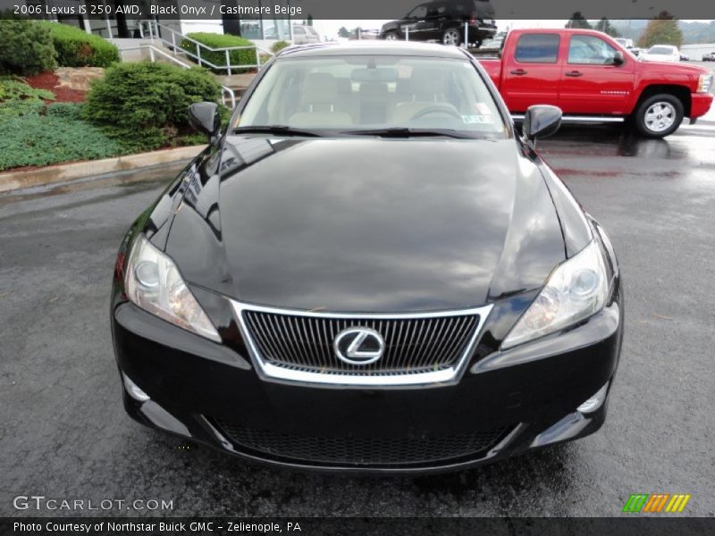 Black Onyx / Cashmere Beige 2006 Lexus IS 250 AWD