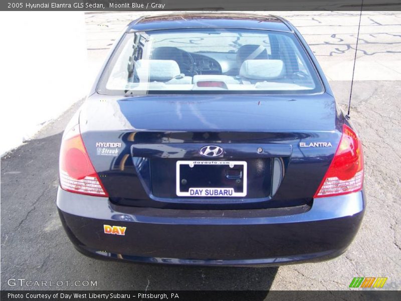 Moonlit Blue / Gray 2005 Hyundai Elantra GLS Sedan