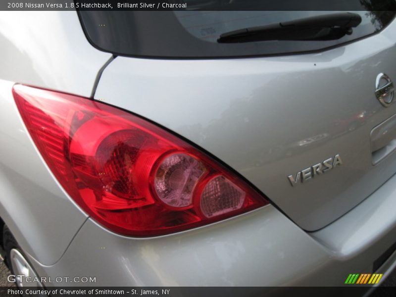 Brilliant Silver / Charcoal 2008 Nissan Versa 1.8 S Hatchback