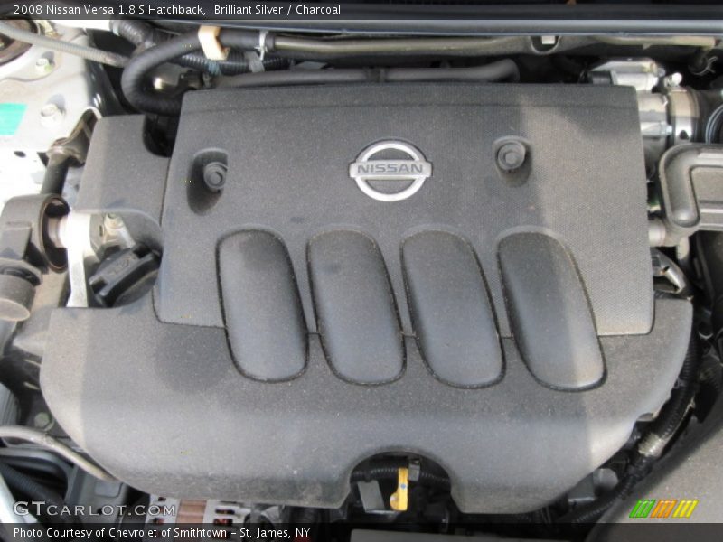 Brilliant Silver / Charcoal 2008 Nissan Versa 1.8 S Hatchback