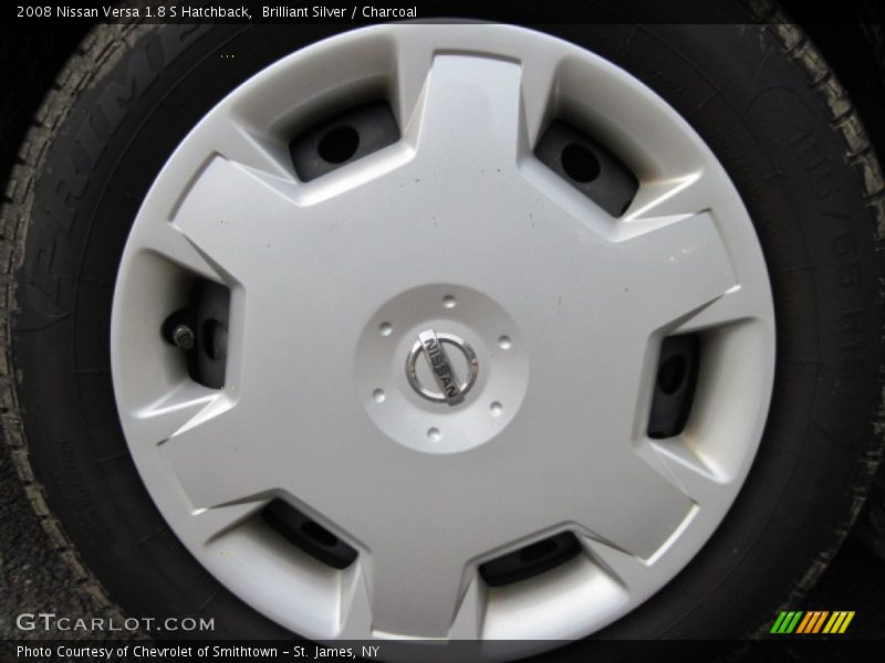 Brilliant Silver / Charcoal 2008 Nissan Versa 1.8 S Hatchback