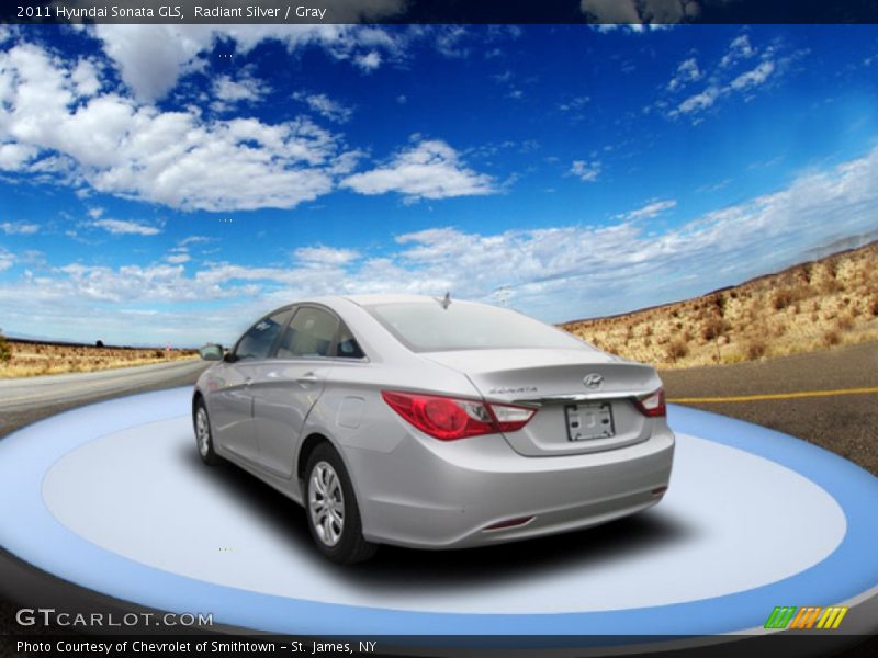 Radiant Silver / Gray 2011 Hyundai Sonata GLS