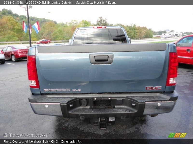 Stealth Gray Metallic / Ebony 2011 GMC Sierra 2500HD SLE Extended Cab 4x4