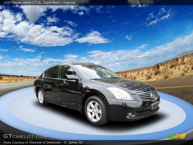 Super Black / Charcoal 2007 Nissan Altima 2.5 SL