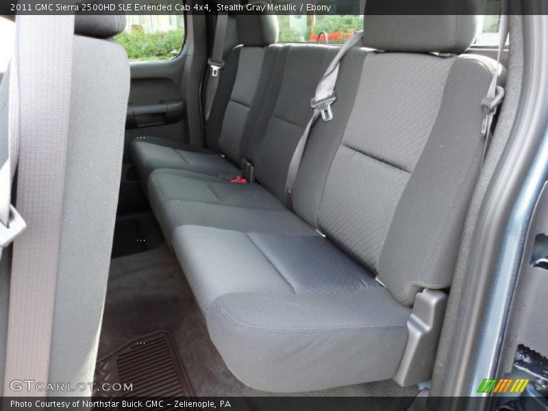 Stealth Gray Metallic / Ebony 2011 GMC Sierra 2500HD SLE Extended Cab 4x4
