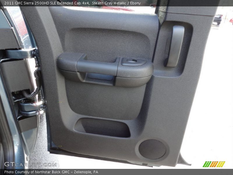 Stealth Gray Metallic / Ebony 2011 GMC Sierra 2500HD SLE Extended Cab 4x4
