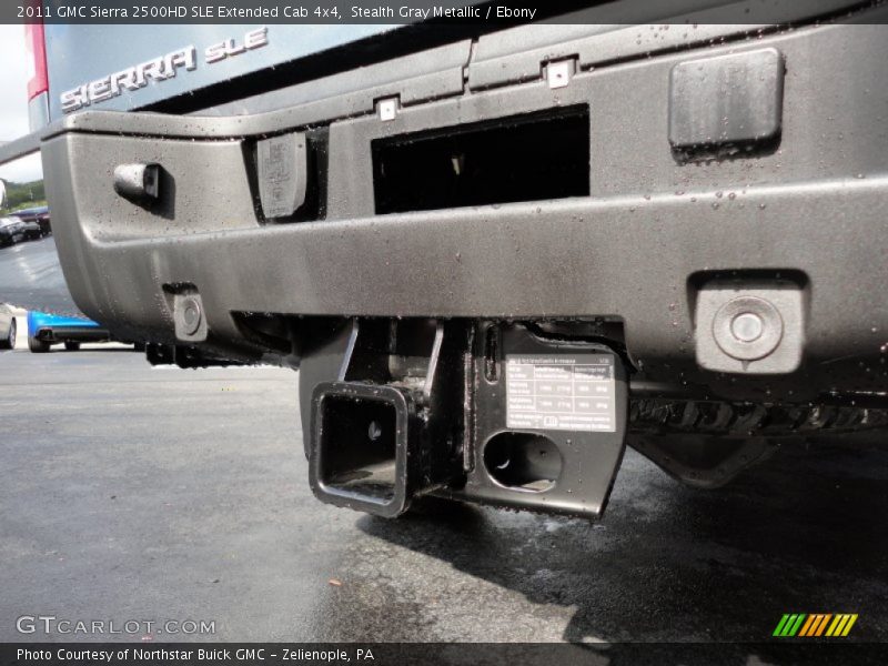Stealth Gray Metallic / Ebony 2011 GMC Sierra 2500HD SLE Extended Cab 4x4