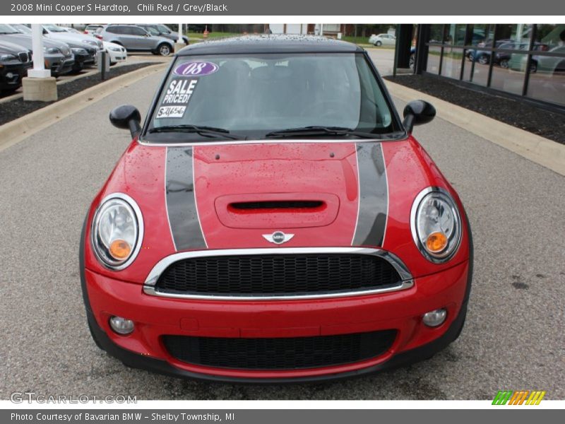 Chili Red / Grey/Black 2008 Mini Cooper S Hardtop