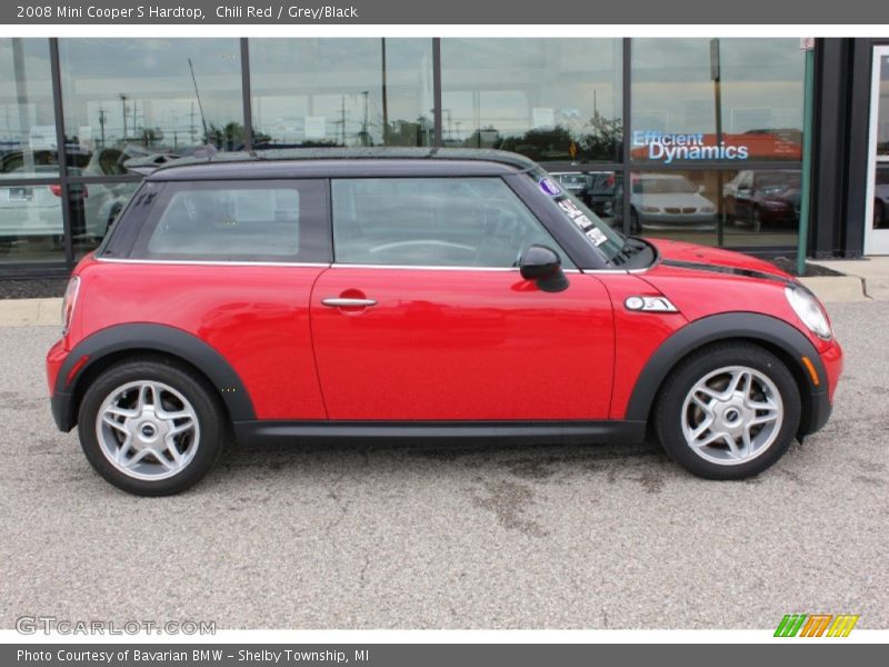 Chili Red / Grey/Black 2008 Mini Cooper S Hardtop
