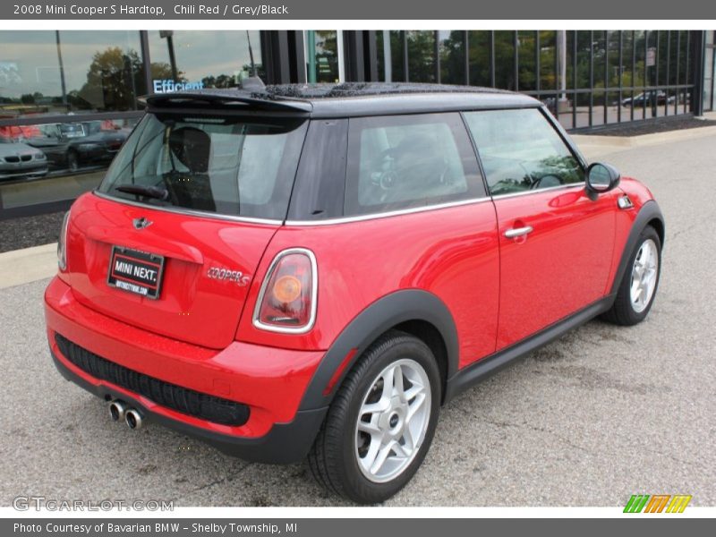 Chili Red / Grey/Black 2008 Mini Cooper S Hardtop