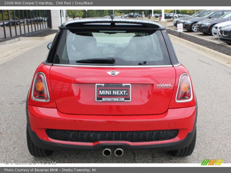 Chili Red / Grey/Black 2008 Mini Cooper S Hardtop