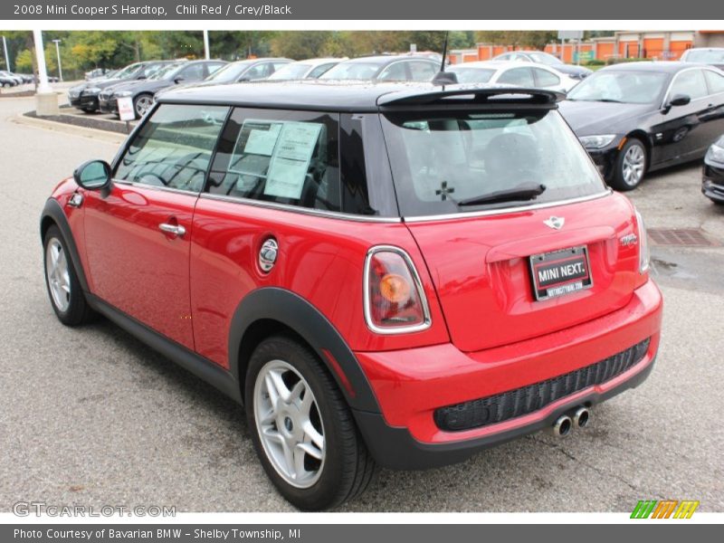 Chili Red / Grey/Black 2008 Mini Cooper S Hardtop