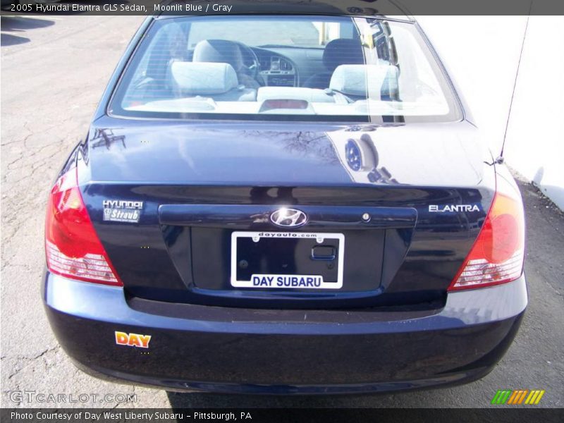 Moonlit Blue / Gray 2005 Hyundai Elantra GLS Sedan