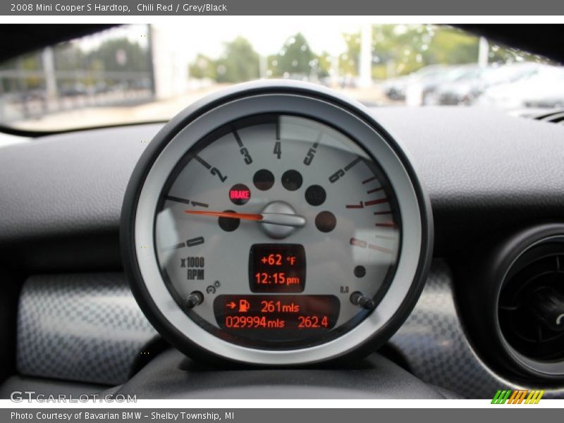 Chili Red / Grey/Black 2008 Mini Cooper S Hardtop