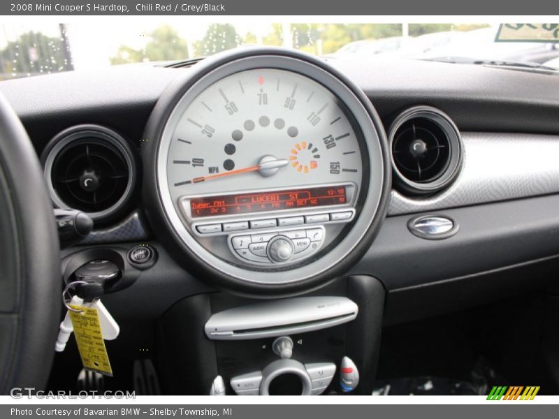 Chili Red / Grey/Black 2008 Mini Cooper S Hardtop