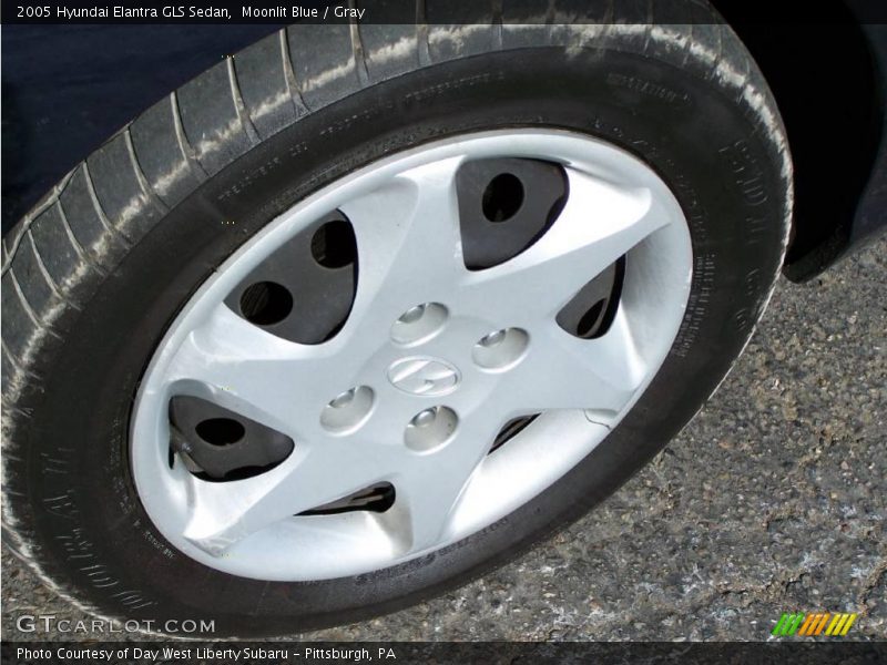 Moonlit Blue / Gray 2005 Hyundai Elantra GLS Sedan