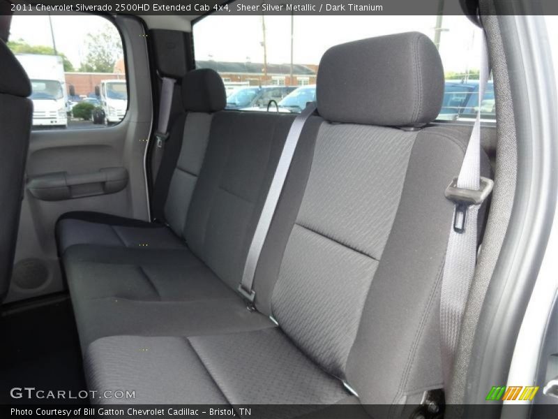 Sheer Silver Metallic / Dark Titanium 2011 Chevrolet Silverado 2500HD Extended Cab 4x4