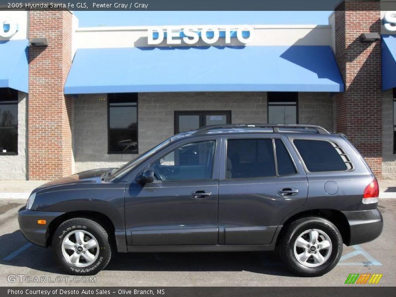 Pewter Gray / Gray 2005 Hyundai Santa Fe GLS