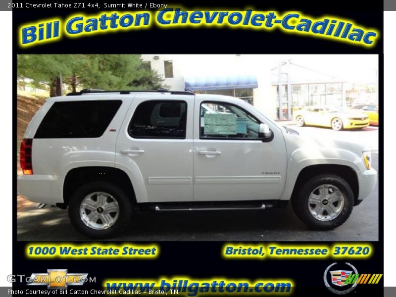 Summit White / Ebony 2011 Chevrolet Tahoe Z71 4x4