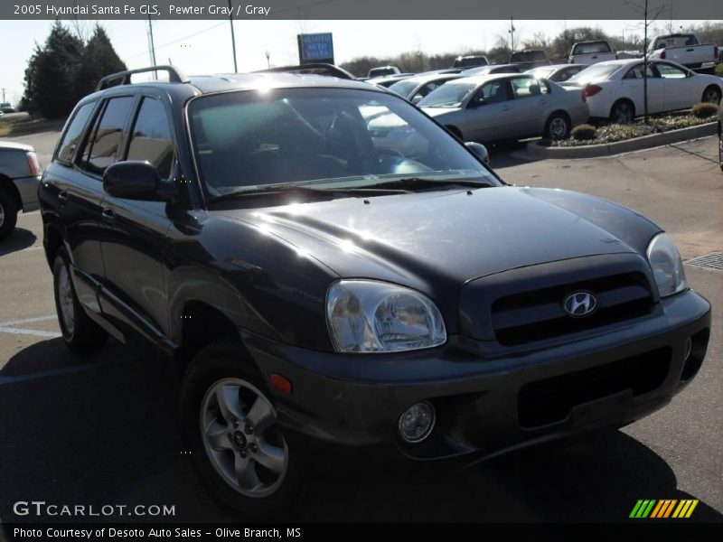 Pewter Gray / Gray 2005 Hyundai Santa Fe GLS