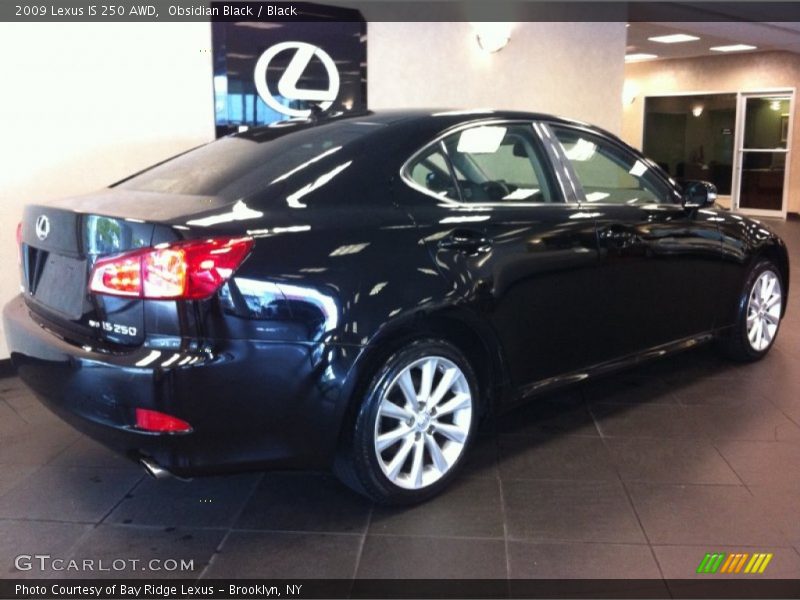 Obsidian Black / Black 2009 Lexus IS 250 AWD