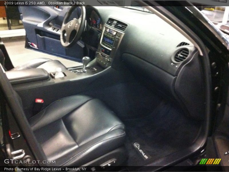 Obsidian Black / Black 2009 Lexus IS 250 AWD