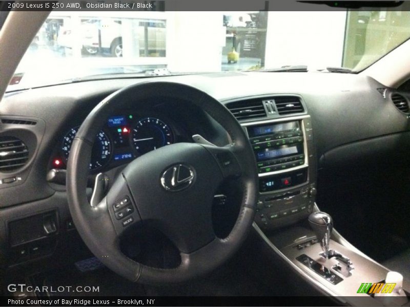 Obsidian Black / Black 2009 Lexus IS 250 AWD