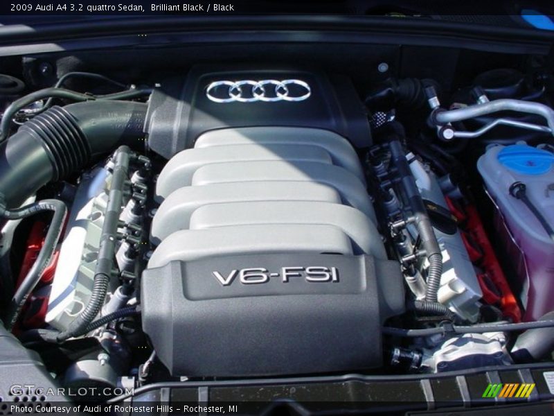Brilliant Black / Black 2009 Audi A4 3.2 quattro Sedan