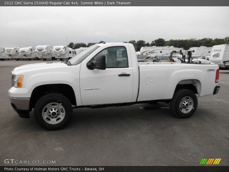  2012 Sierra 2500HD Regular Cab 4x4 Summit White