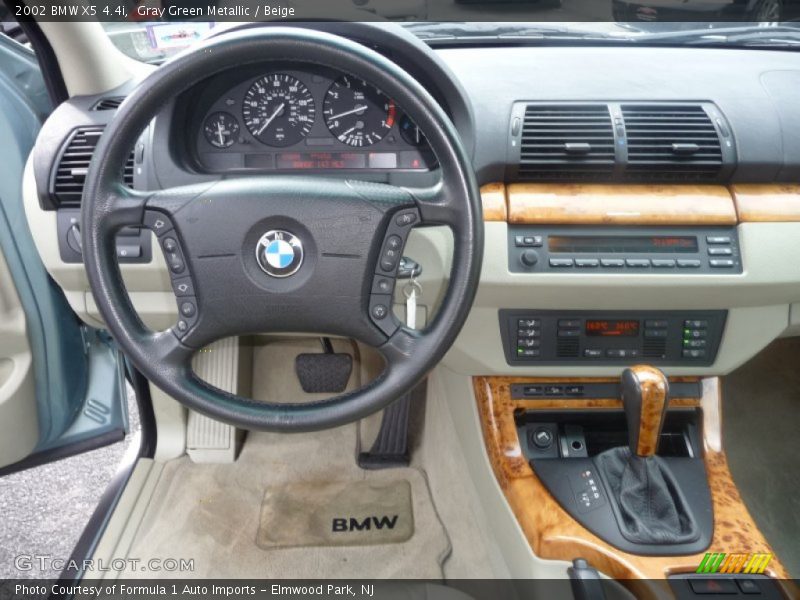 Gray Green Metallic / Beige 2002 BMW X5 4.4i