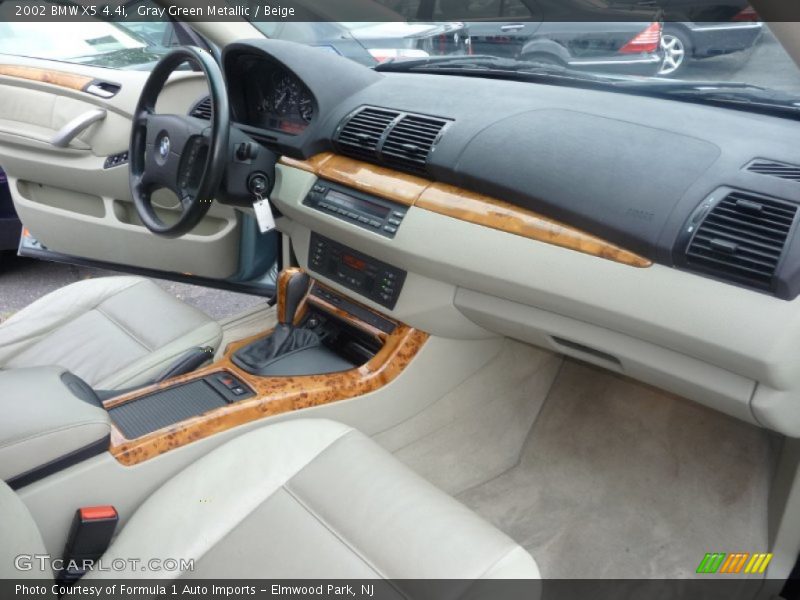 Gray Green Metallic / Beige 2002 BMW X5 4.4i