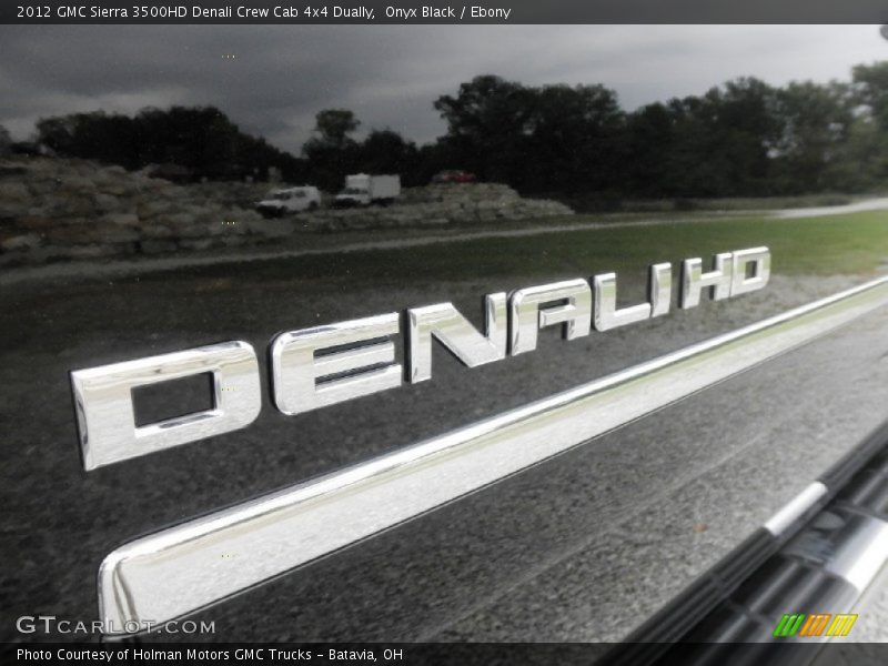 Onyx Black / Ebony 2012 GMC Sierra 3500HD Denali Crew Cab 4x4 Dually