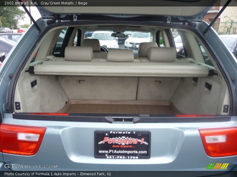 Gray Green Metallic / Beige 2002 BMW X5 4.4i