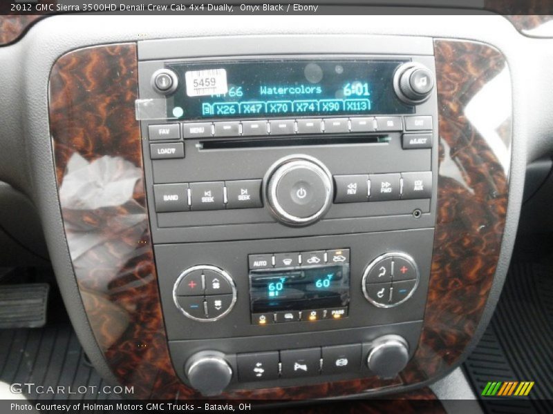 Onyx Black / Ebony 2012 GMC Sierra 3500HD Denali Crew Cab 4x4 Dually
