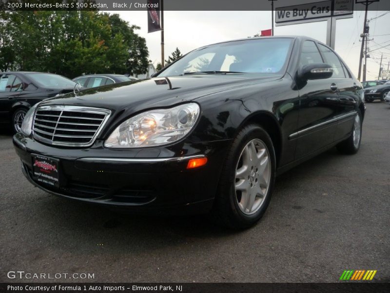 Black / Charcoal 2003 Mercedes-Benz S 500 Sedan