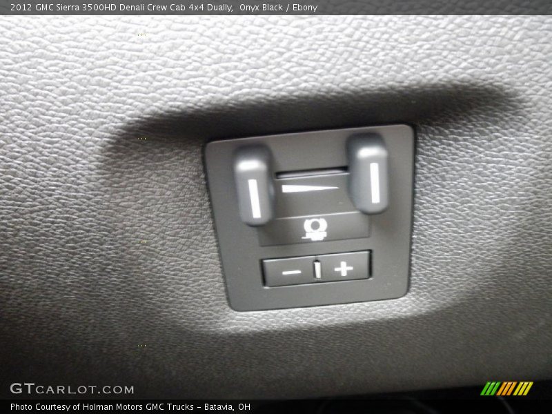 Onyx Black / Ebony 2012 GMC Sierra 3500HD Denali Crew Cab 4x4 Dually