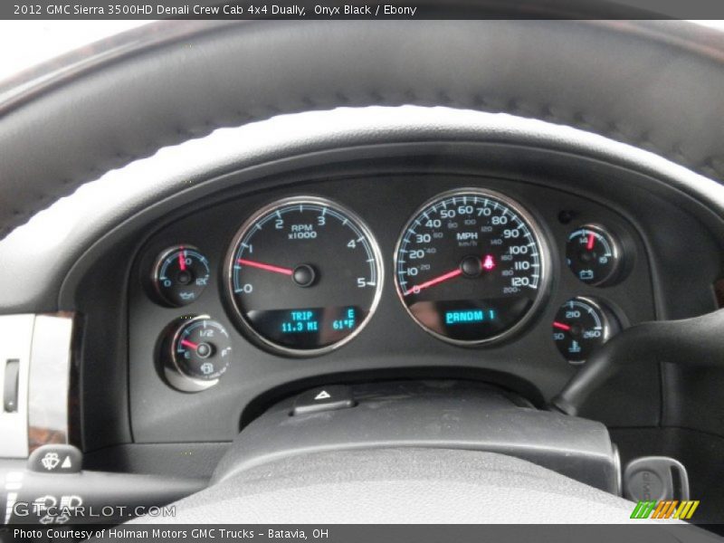  2012 Sierra 3500HD Denali Crew Cab 4x4 Dually Denali Crew Cab 4x4 Dually Gauges