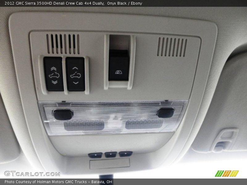 Onyx Black / Ebony 2012 GMC Sierra 3500HD Denali Crew Cab 4x4 Dually