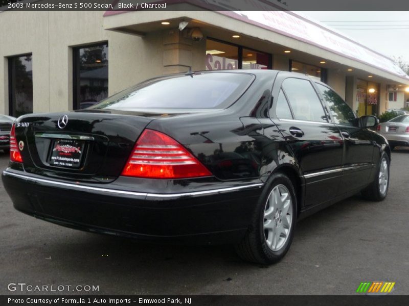 Black / Charcoal 2003 Mercedes-Benz S 500 Sedan