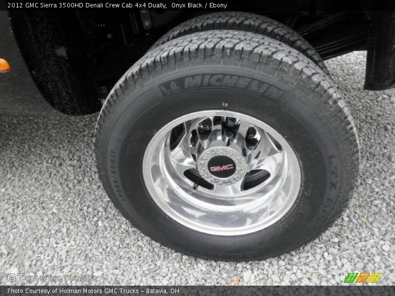 Onyx Black / Ebony 2012 GMC Sierra 3500HD Denali Crew Cab 4x4 Dually