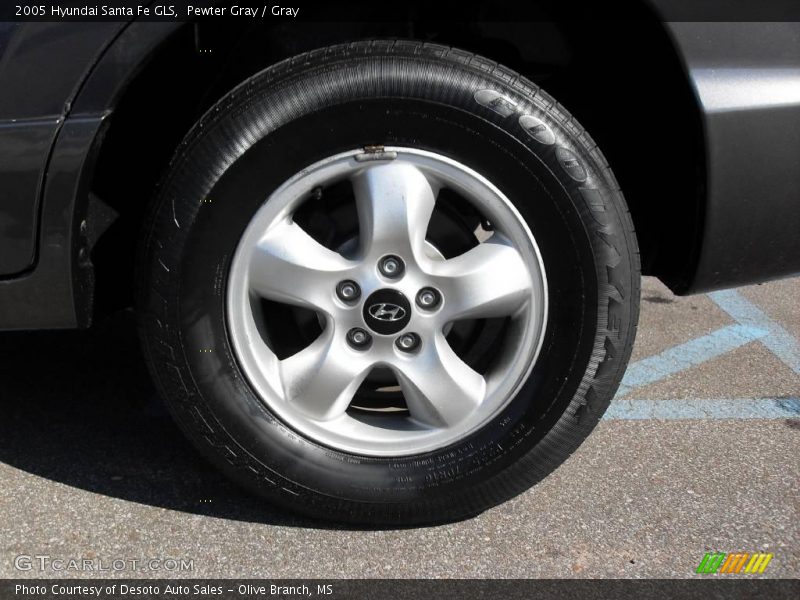 Pewter Gray / Gray 2005 Hyundai Santa Fe GLS