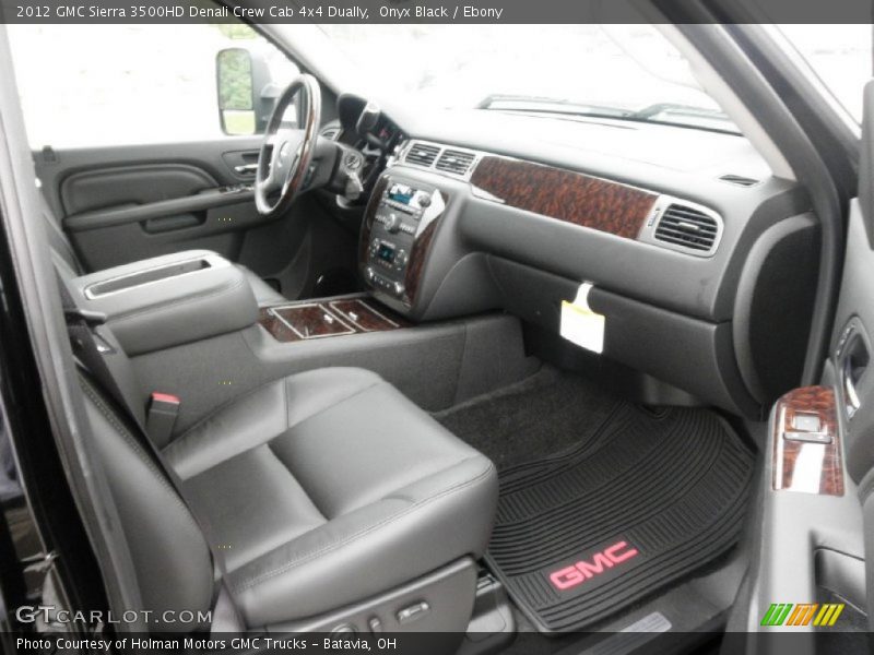  2012 Sierra 3500HD Denali Crew Cab 4x4 Dually Ebony Interior