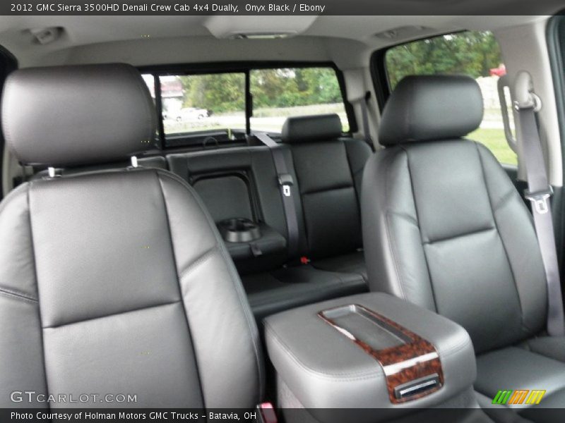 Onyx Black / Ebony 2012 GMC Sierra 3500HD Denali Crew Cab 4x4 Dually